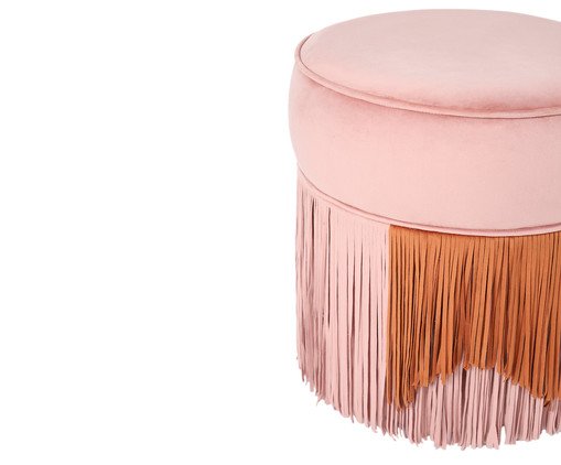 Puff Franja Composta - Rosa image number 3