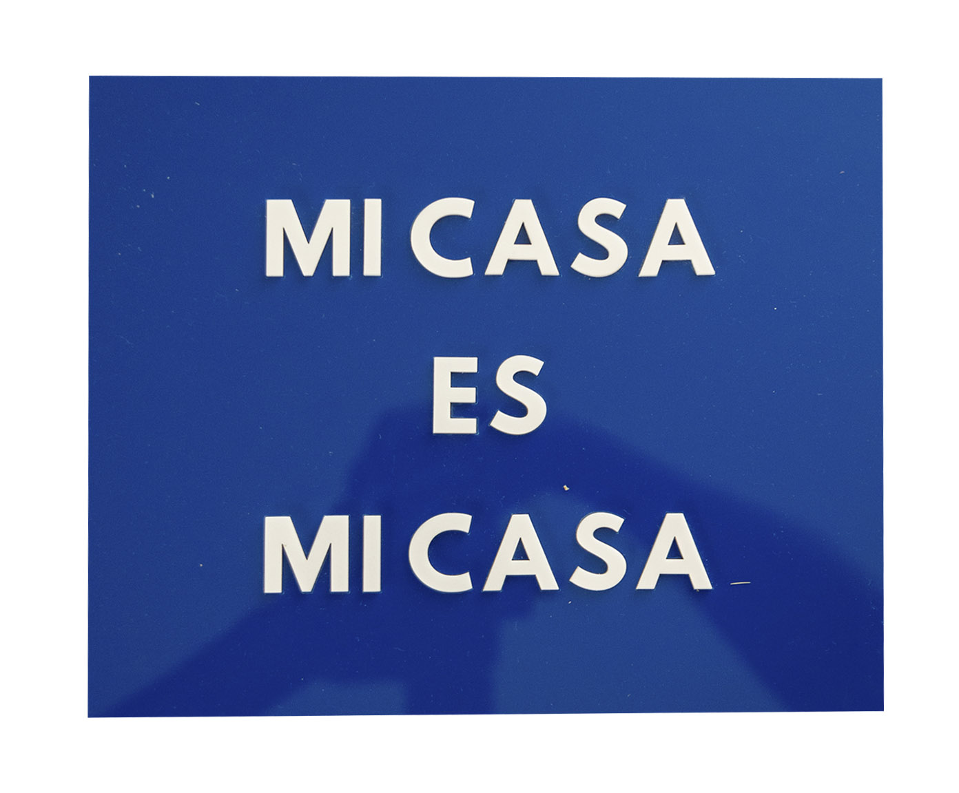 Placa Decorativa em Acr&iacute;lico "Mi Casa Es Mi Casa" image number 0