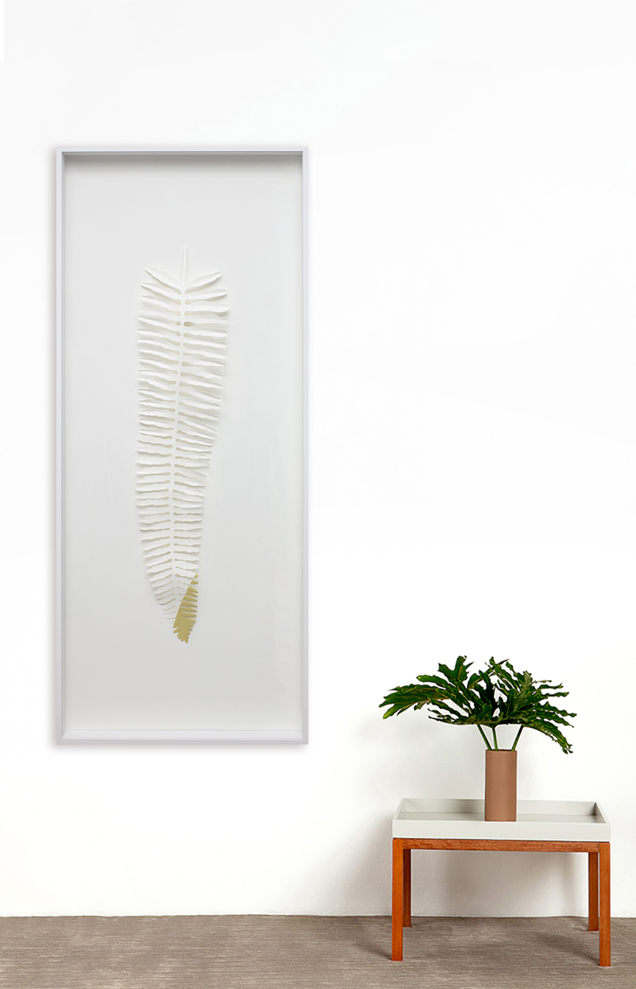 Quadro com Vidro Leaves Eli image number 1