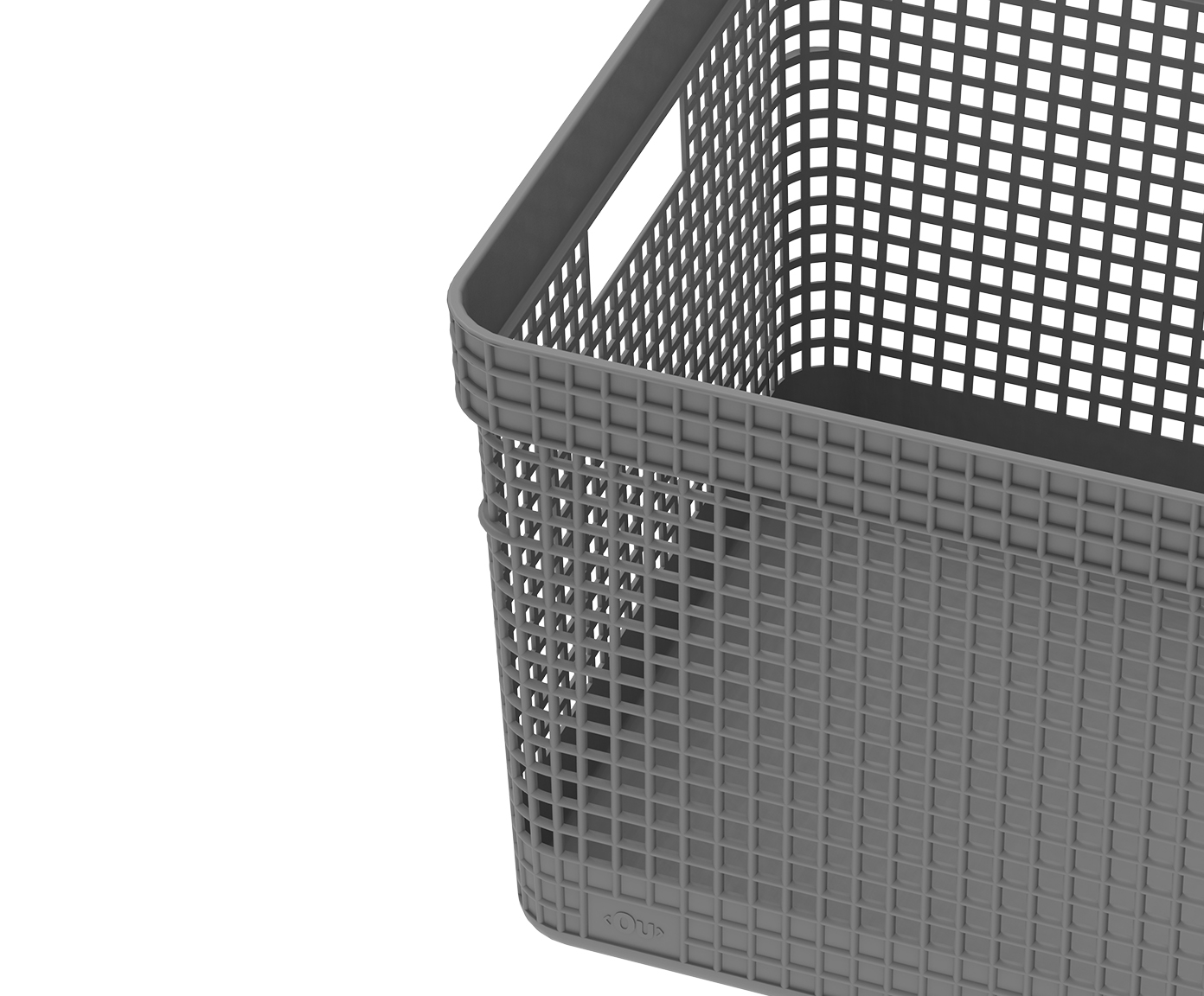 Cesto Grid Cinza image number 3