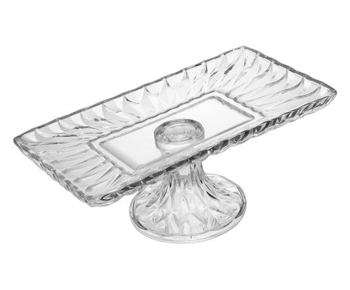 Travessa em Cristal Diamond Transparente image number 0