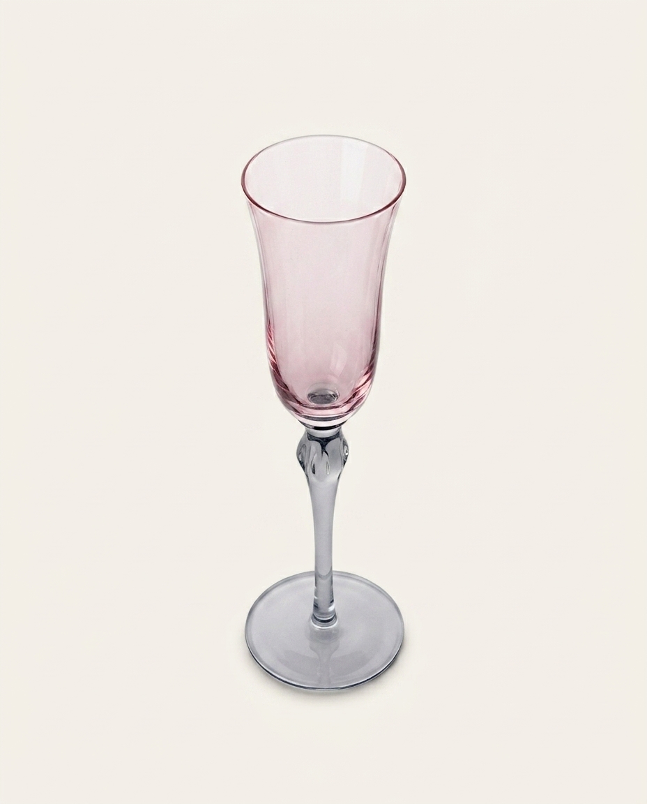 Ta&ccedil;a para Champanhe Renaissance Rosa e Cinza image number 4