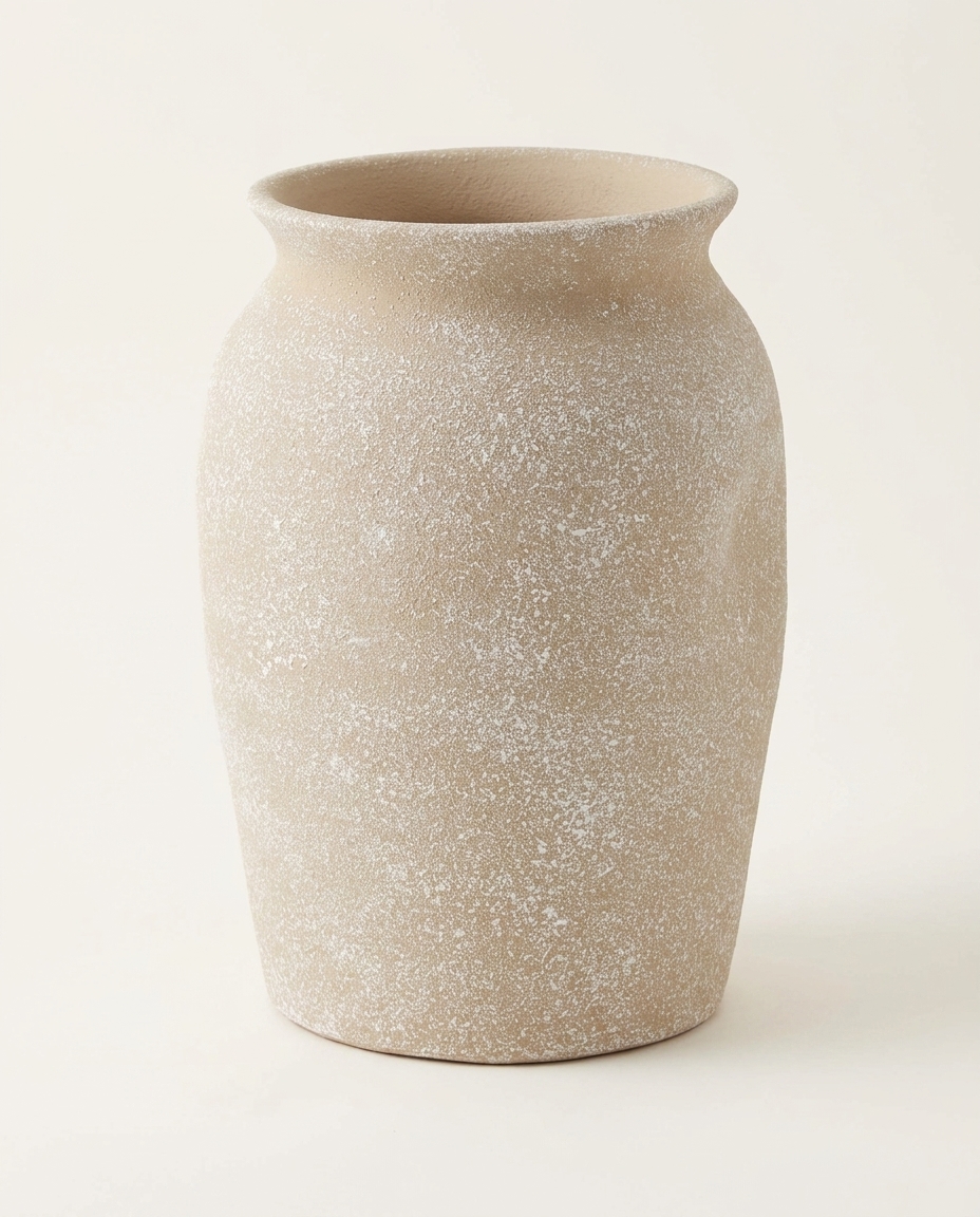 Vaso em Terracota II Chartres Bege image number 1