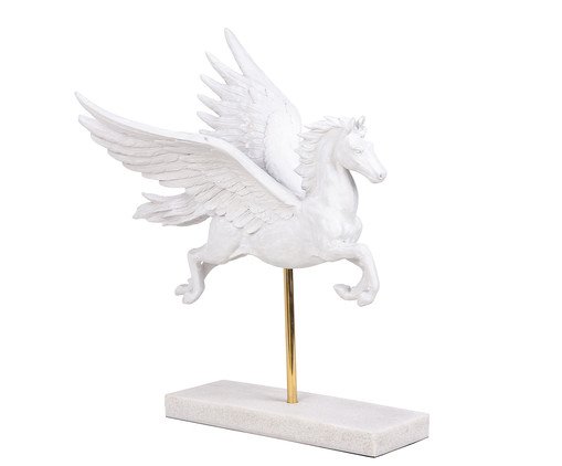 Escultura Pegaso Branco - image 1