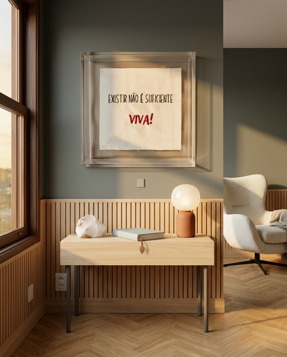 Quadro em Acr&iacute;lico "Bordado Viva" image number 2