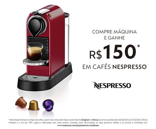 Cafeteira Nespresso Citiz Cherry Red - 110V image number 6