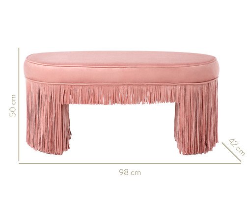 Banco Franja Simples - Rosa image number 7