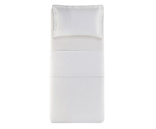 Jogo de Len&ccedil;ol Bali Branco Menta Branco e Menta image number 1