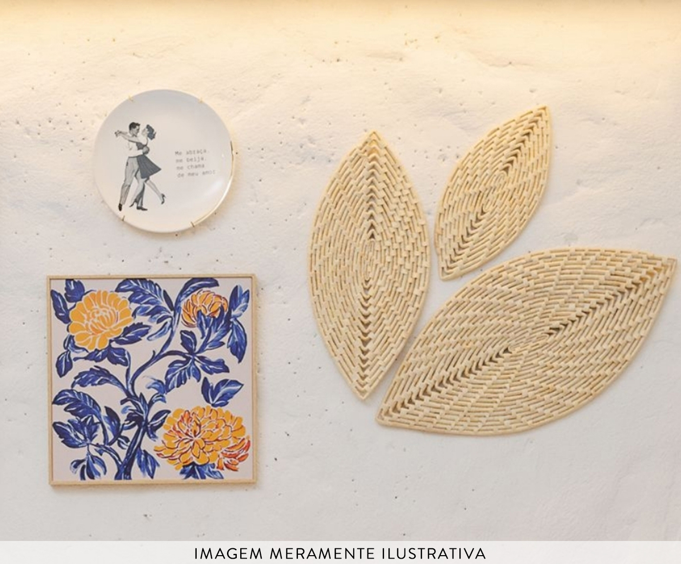Quadro Floral Azul image number 1