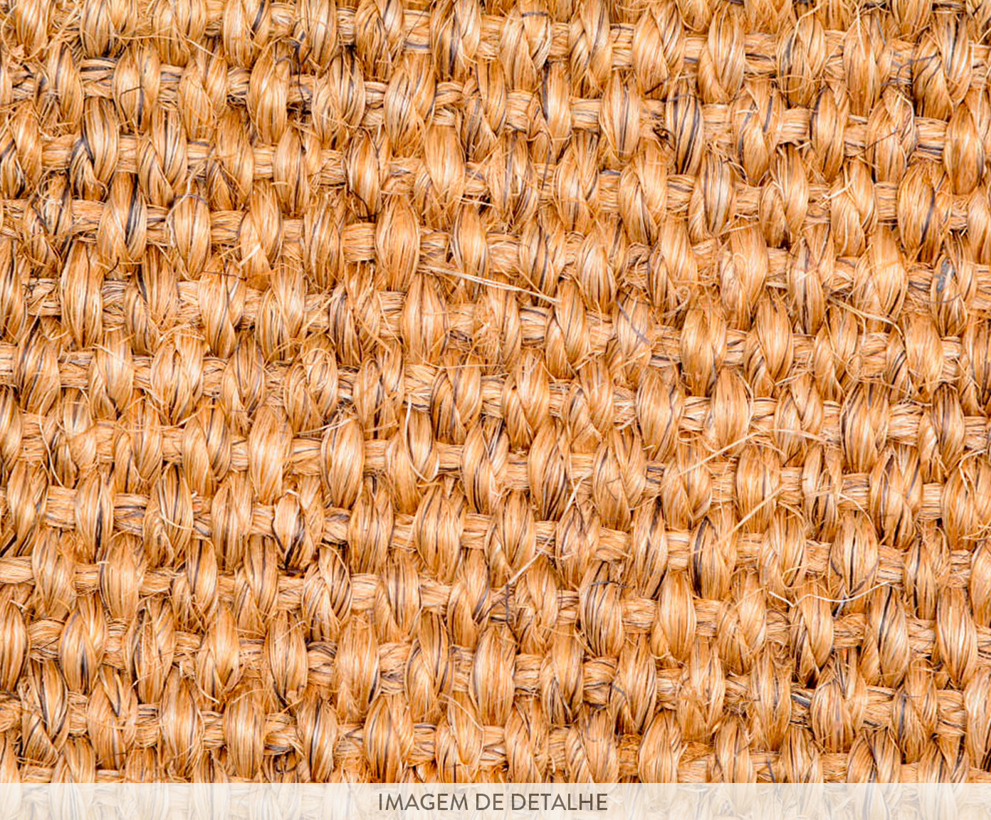 Tapete Redondo em Sisal com Dobra Virada Amazonas - Fd image number 4