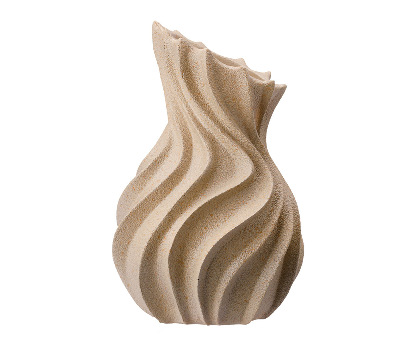 Vaso Cer&ecirc;mico Ciclone Bege image number 2