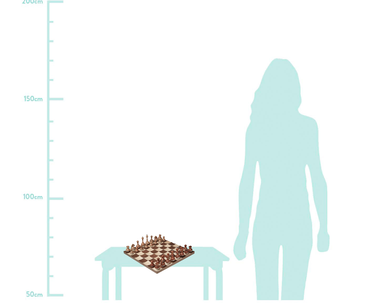 Jogo de Xadrez Myni - Marrom image number 6