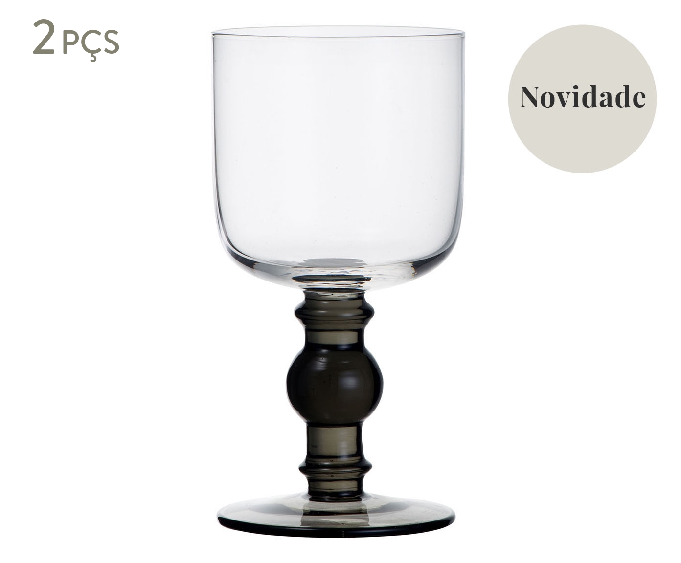 Jogo de Ta&ccedil;as para Vinho Doux Fum&ecirc; - image 0