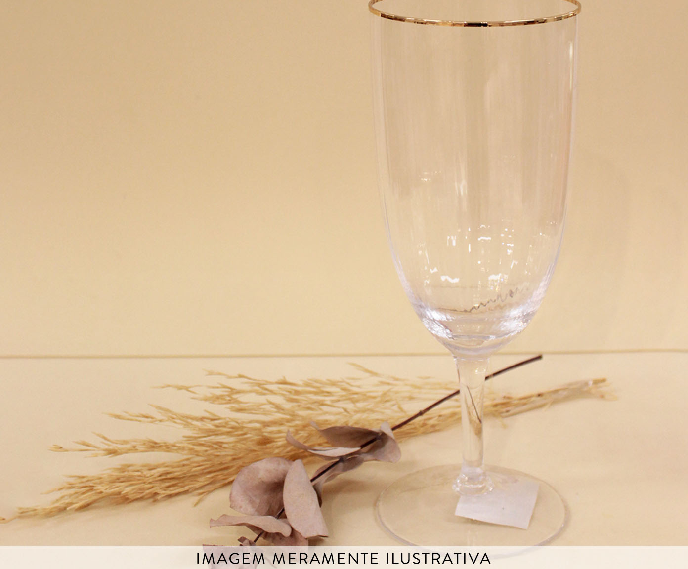 Ta&ccedil;a de Vinho Canelada Clear Glam image number 1