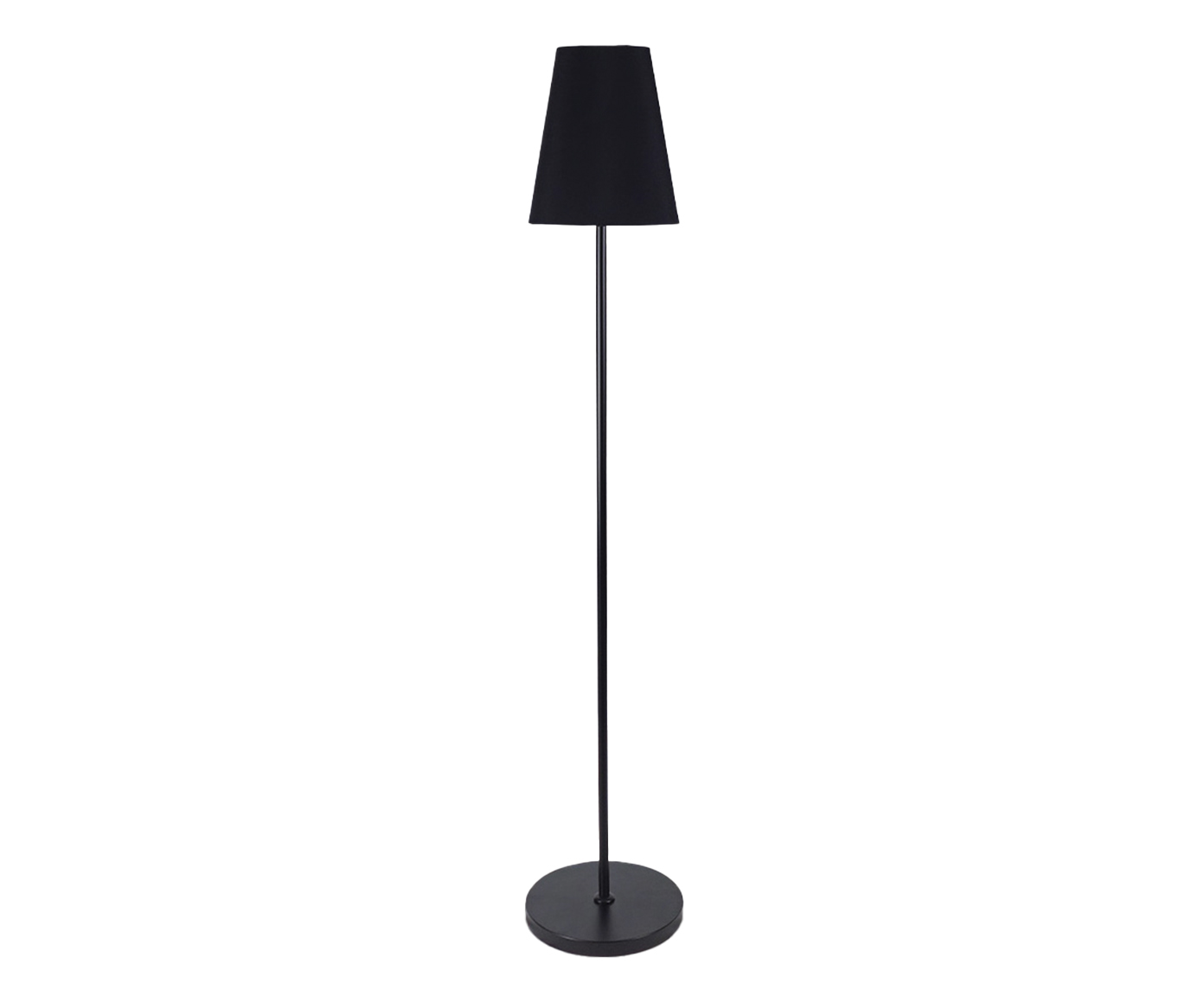 Lumin&aacute;ria Preta C&uacute;pula Cone Preto Bivolt - image 0