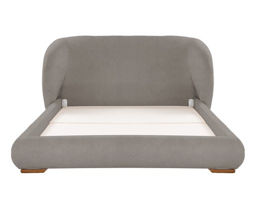 Cama Lumie Veludo Soft Cinza image number 0