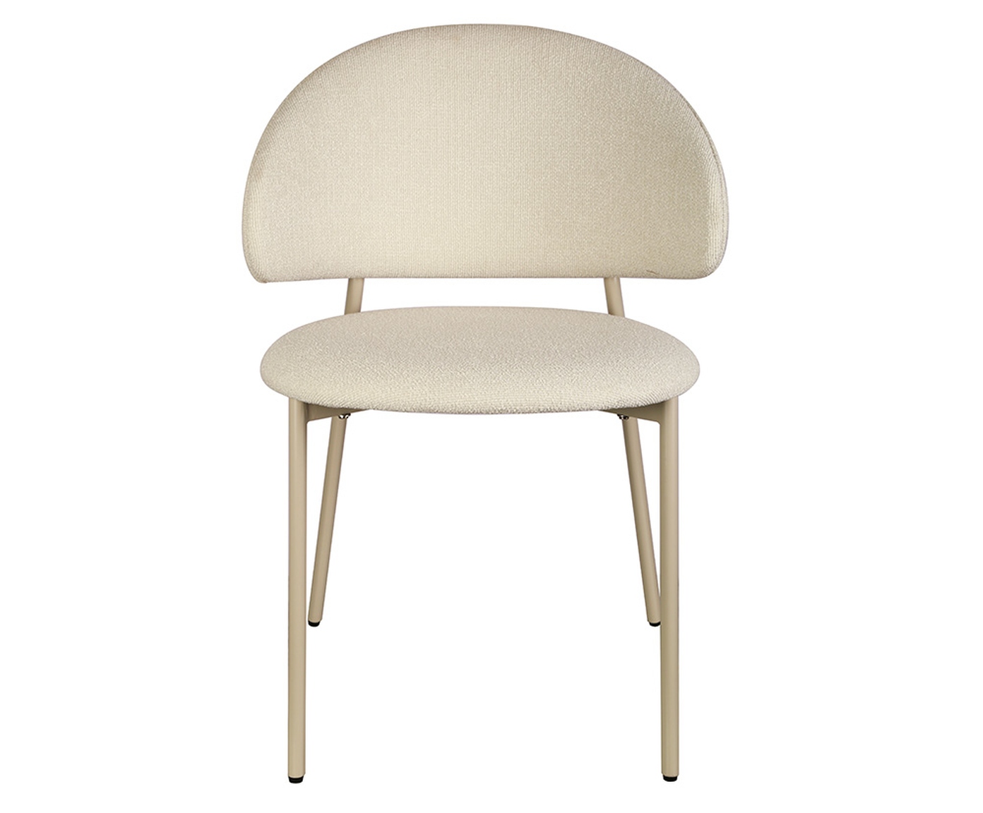 Cadeira Marisol Tecido Off White Base Areia image number 1