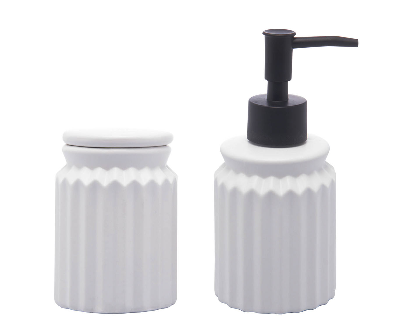 Jogo para Banheiro Stripes Branco - image 0