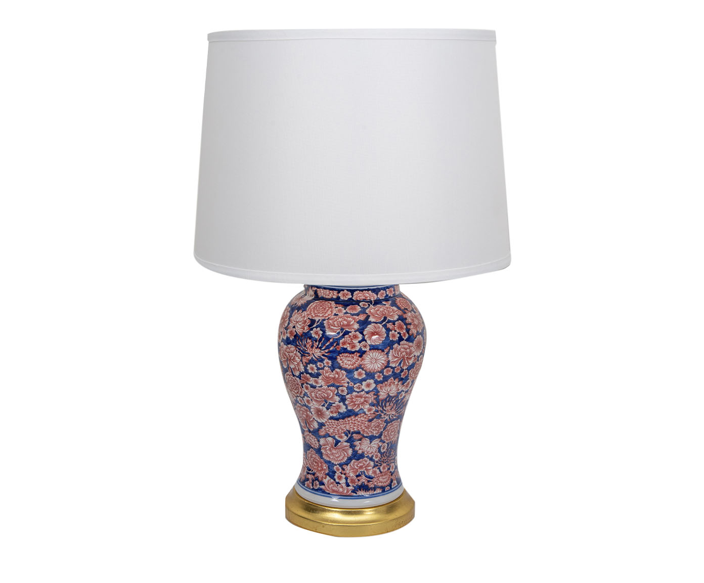 Abajur em Porcelana Farbar Bivolt Vermelho - image 1