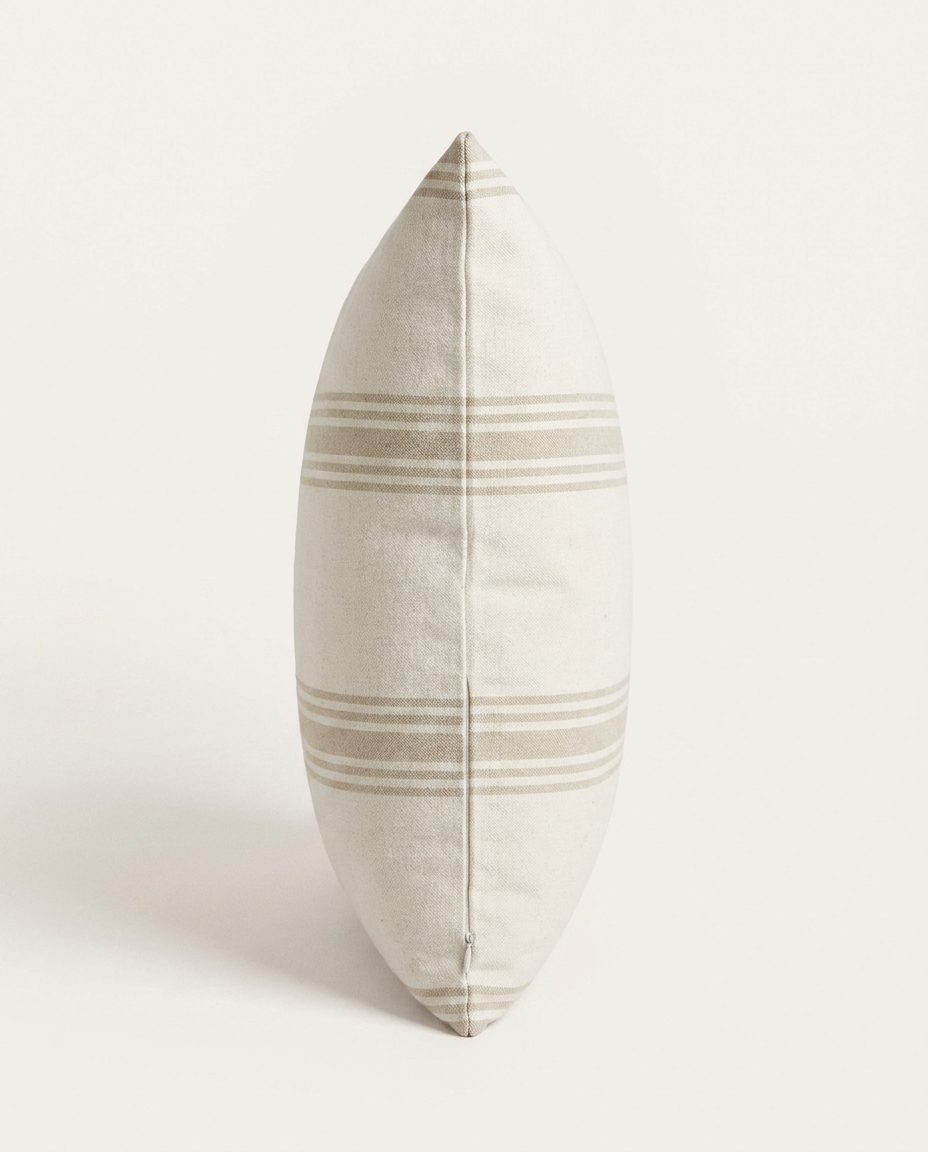 Capa de Almofada Trysha Off-White e Bege image number 4