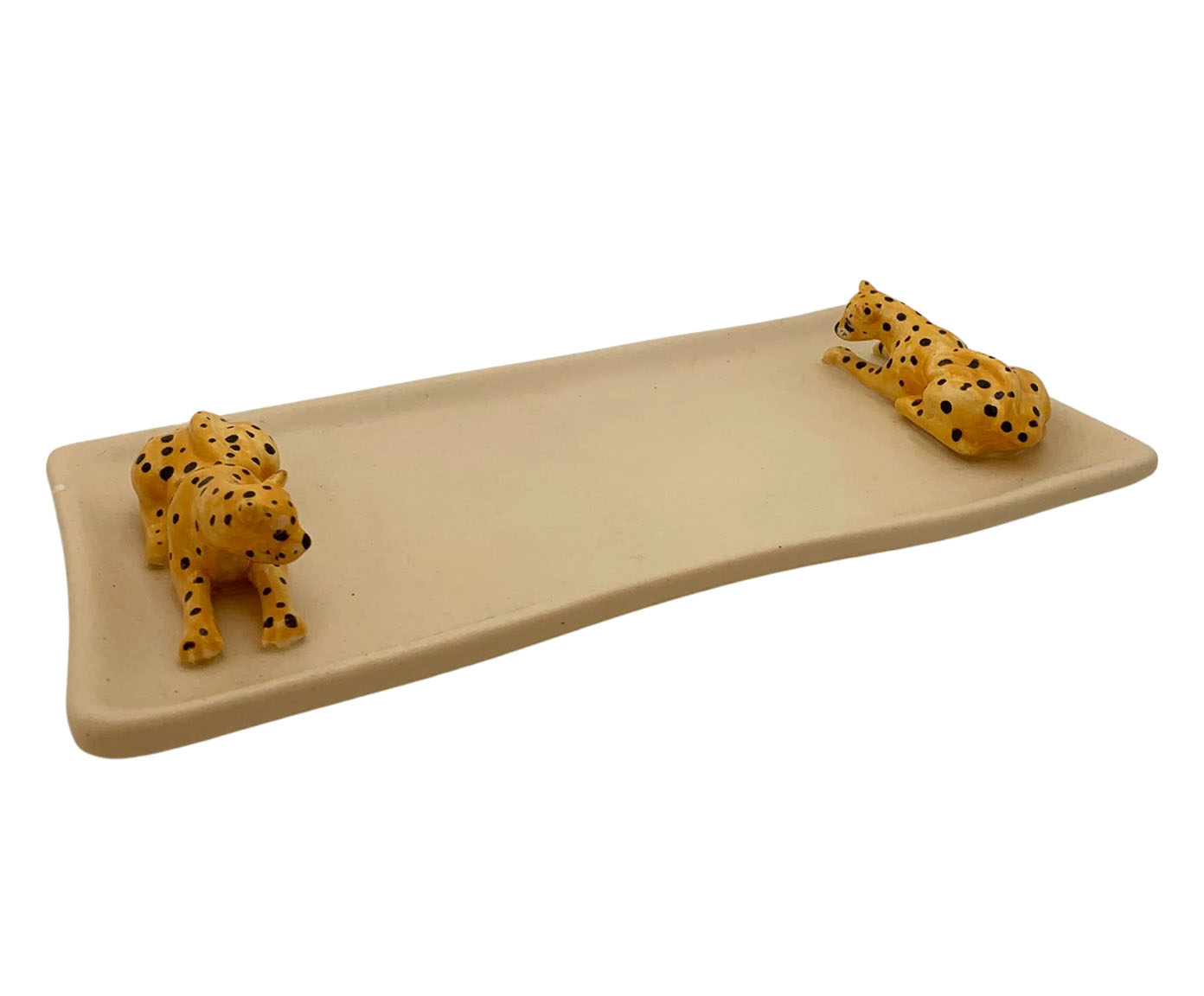 Bandeja Fauna Amarelo e Ivory Cream image number 0