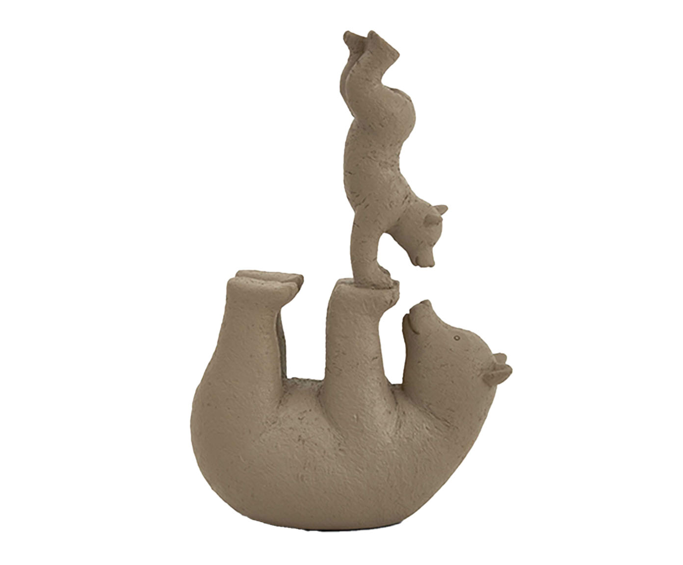 Escultura Ursos Cinza - image 0