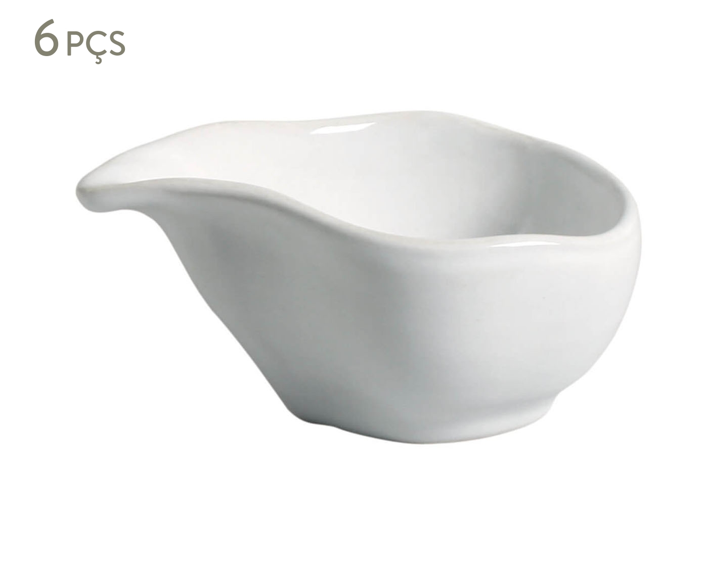 Jogo de Molheiras Oval Org&acirc;nico New White - image 0