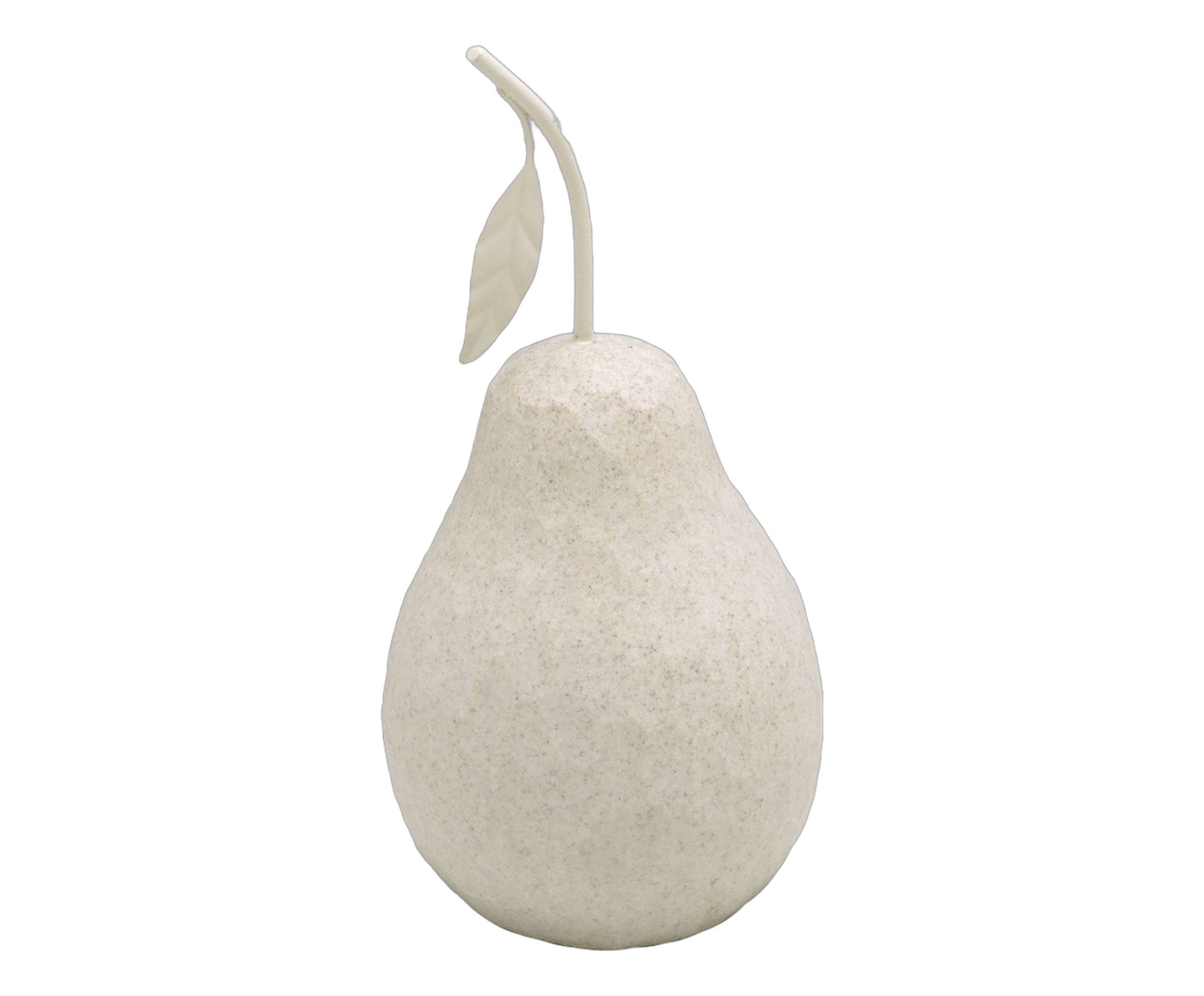 Pera Decorativa Peroria Branco e Dourado image number 0