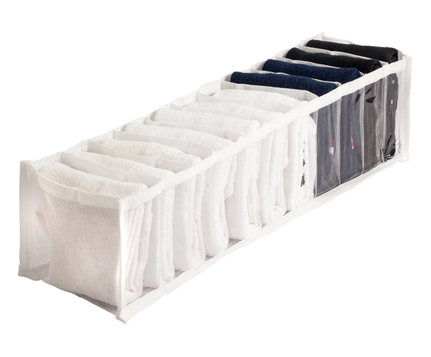 Organizador Colmeia Cristal Premium PP Branco - image 0