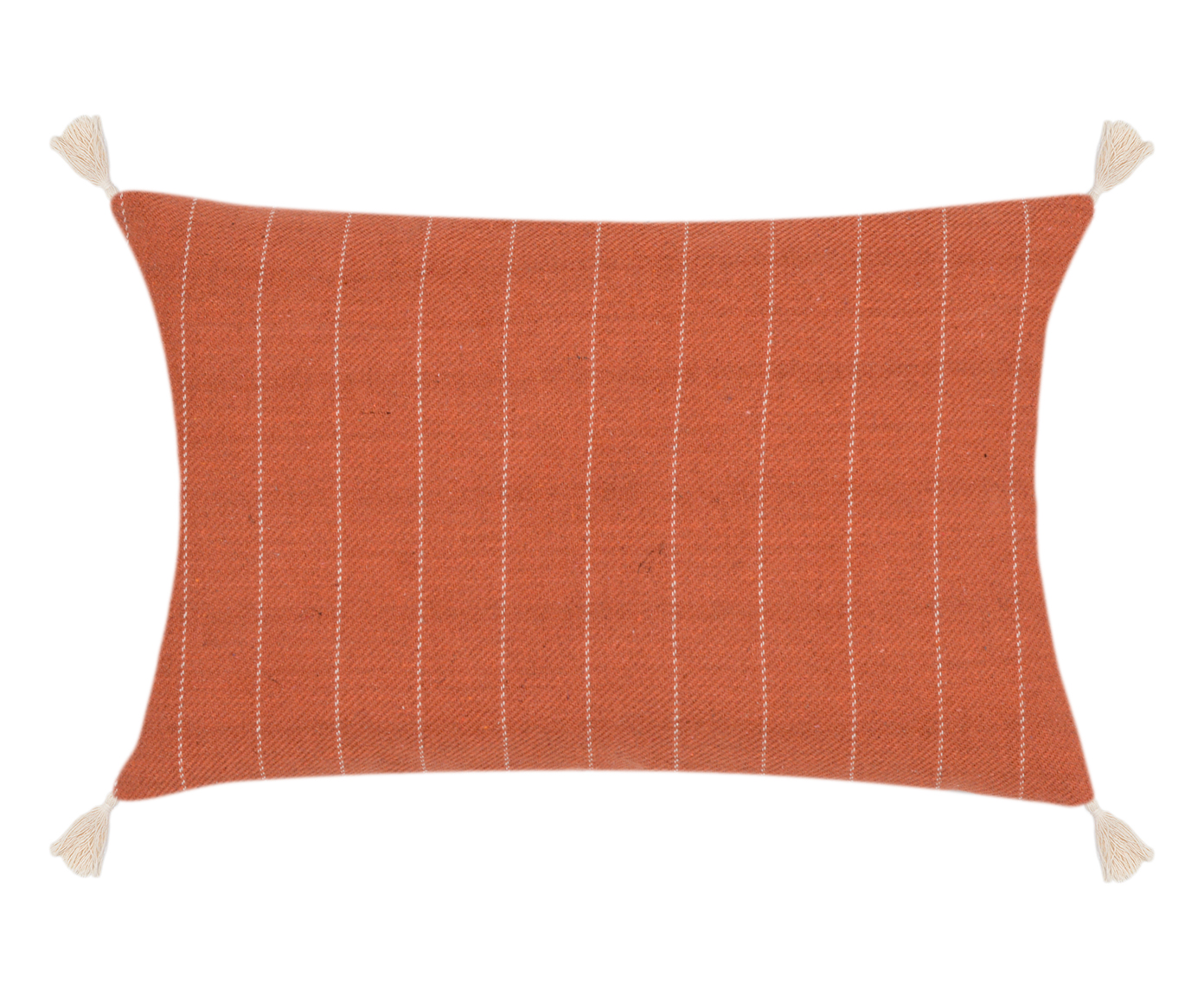 Capa de Almofada com Tassel Terra Telha e Bege - image 0