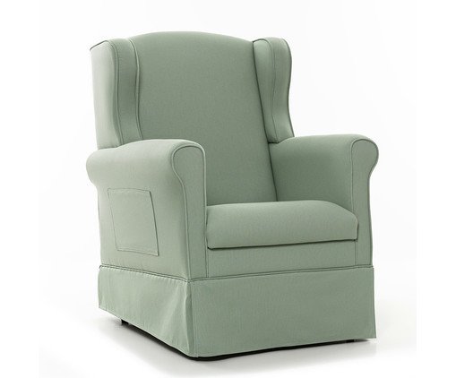 Poltrona de Balan&ccedil;o Babylook Algod&atilde;o Verde - image 1
