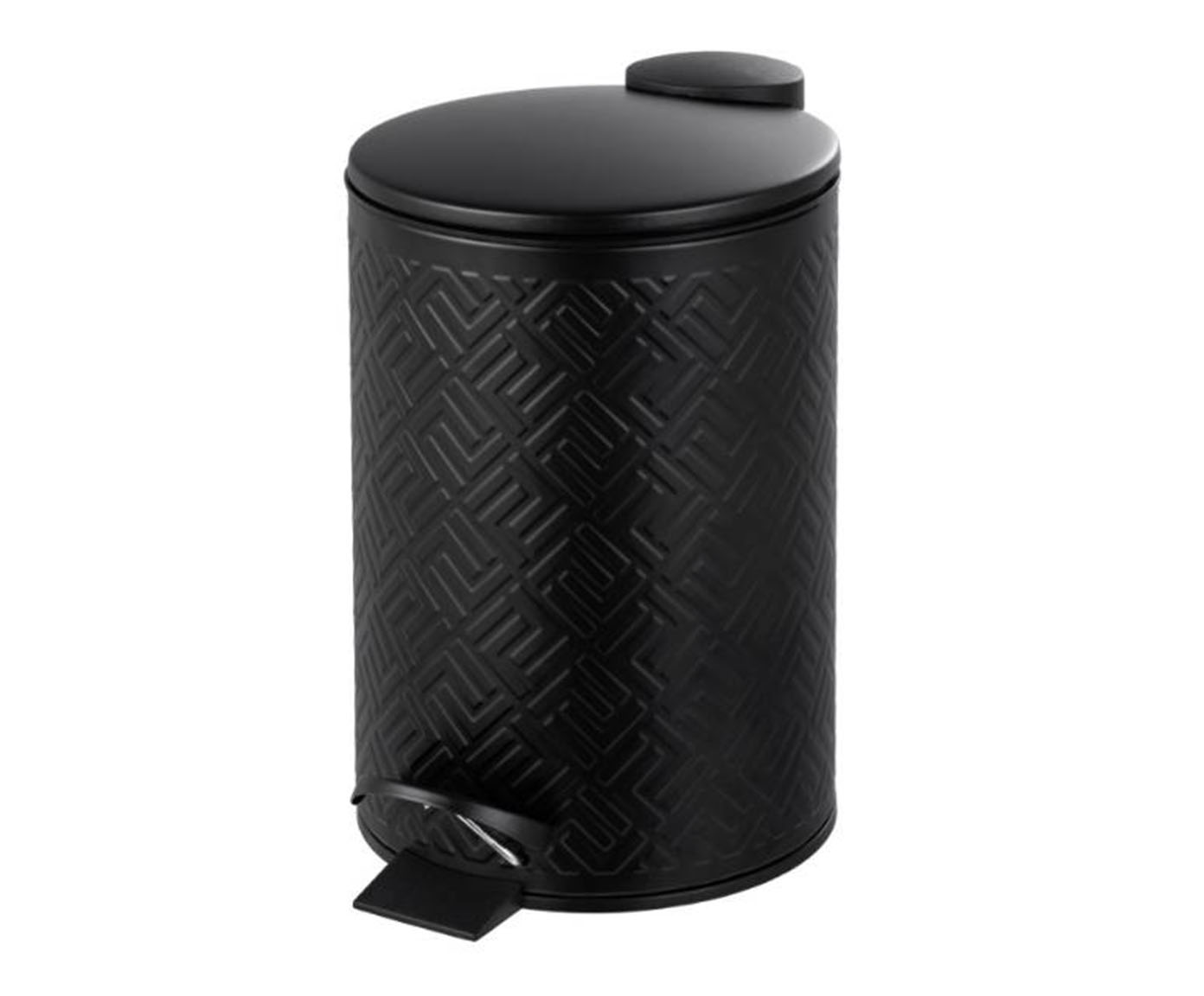 Lixeira de Metal com Pedal Mosaic Preto image number 1