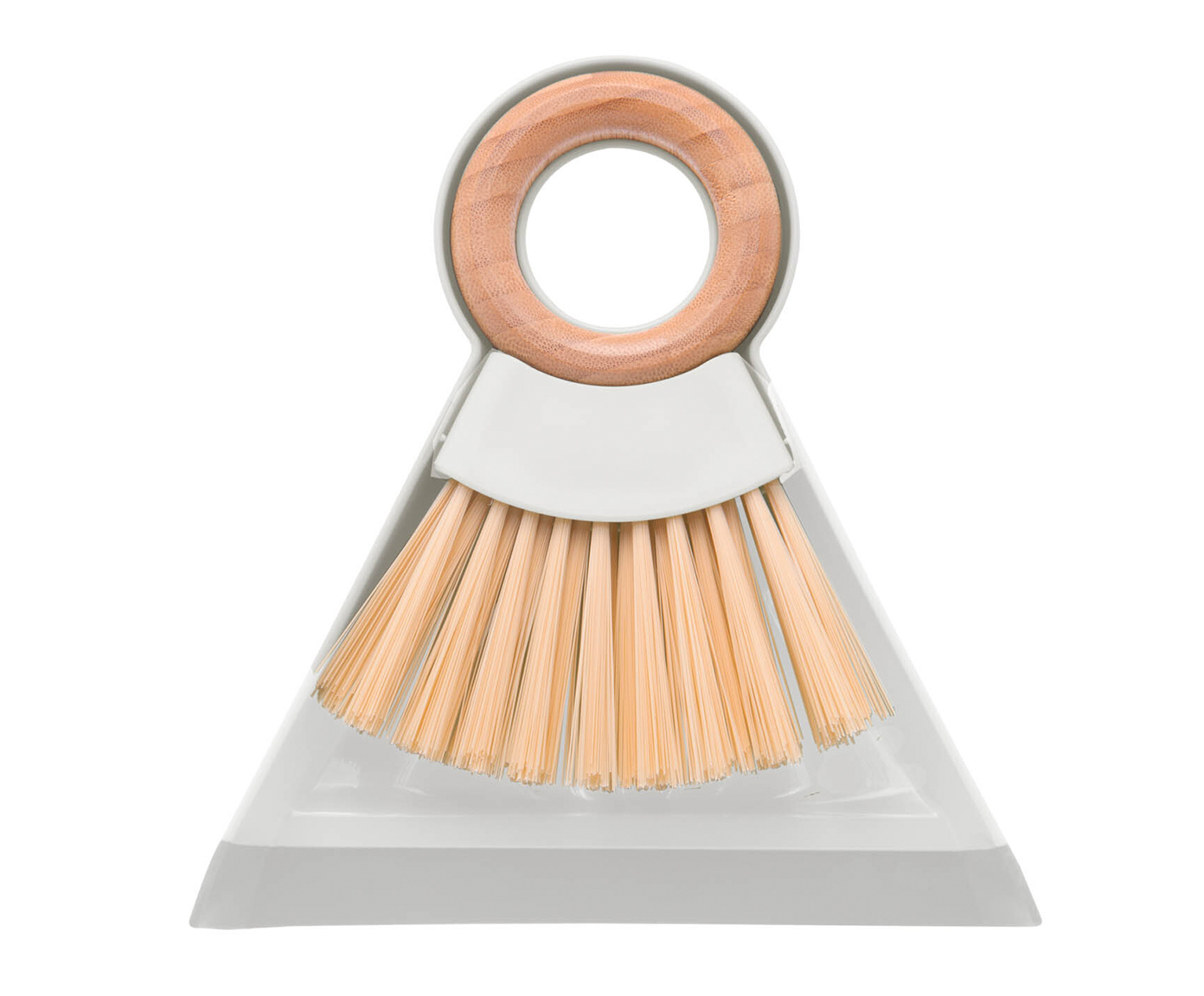 Jogo de P&aacute; e Escova para Limpeza com Al&ccedil;a em Bambu Fr&oacute;r - image 0