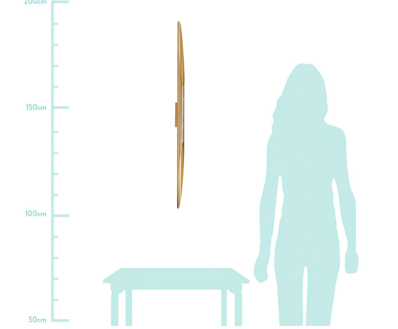 Arandela Lewis Dourado ll - Bivolt image number 2