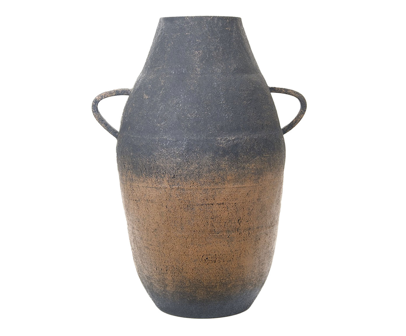 Vaso em Ferro com Pequenas Al&ccedil;as Preto I - image 0