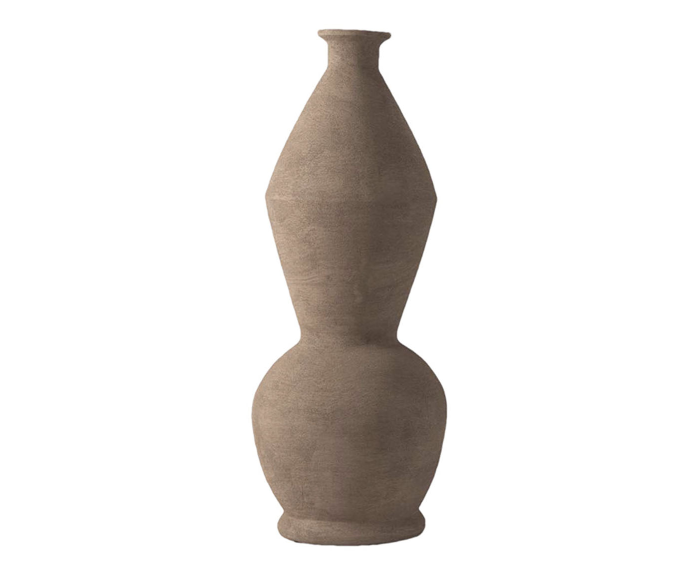 Vaso Decorativo Esculpo Marrom - image 0