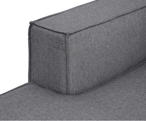 Sof&aacute; M&oacute;dulo Chaise Mensa Cinza Escuro image number 4