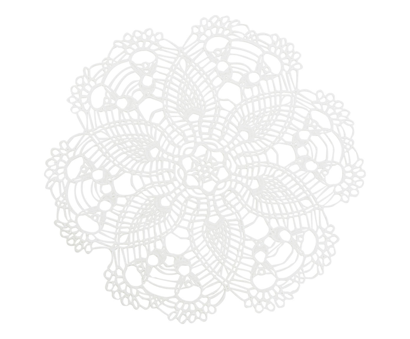Lugar Americano Midnight Flower Branco - image 0