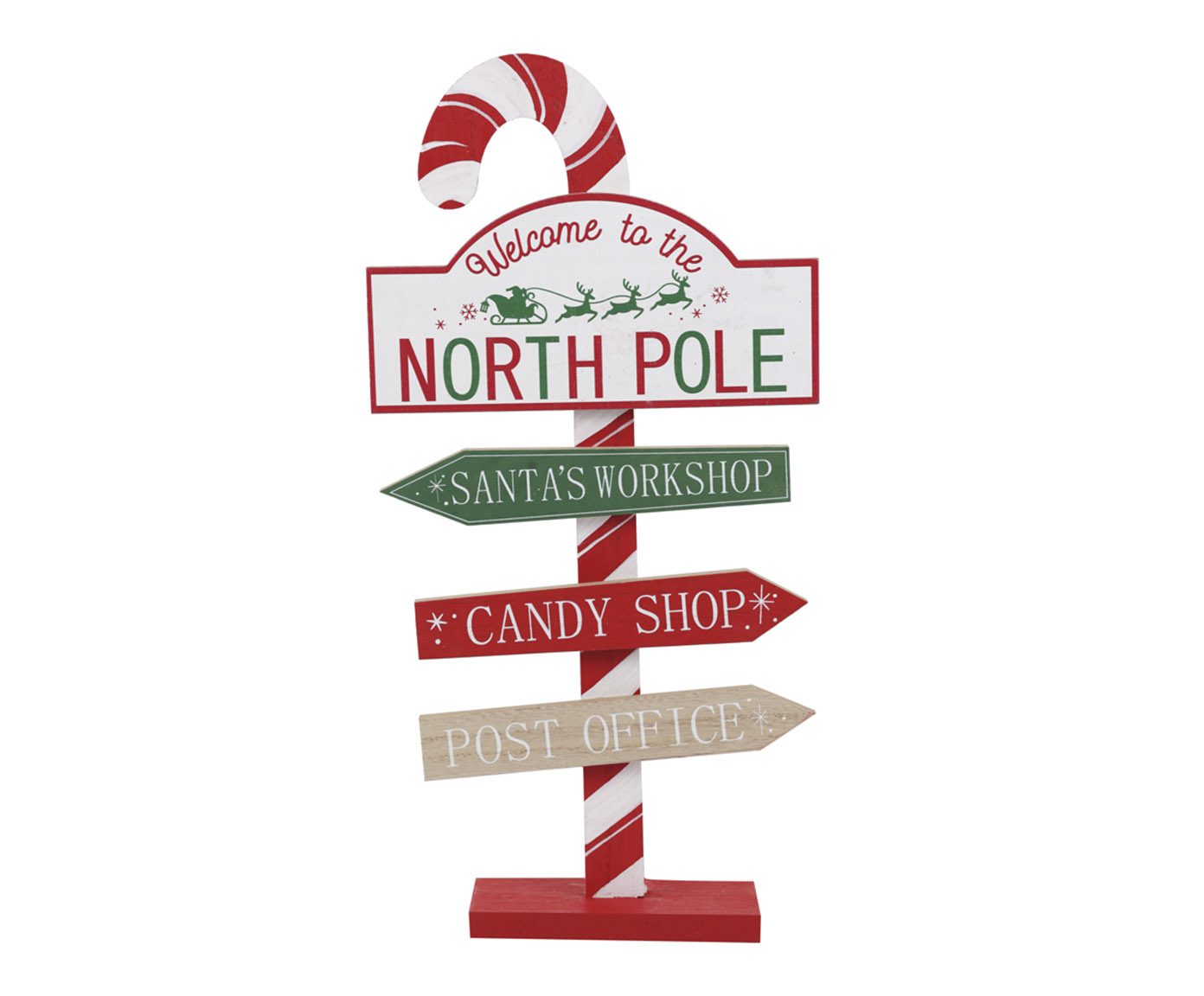 Adorno Decorativo Placa Welcome to North Pole image number 0