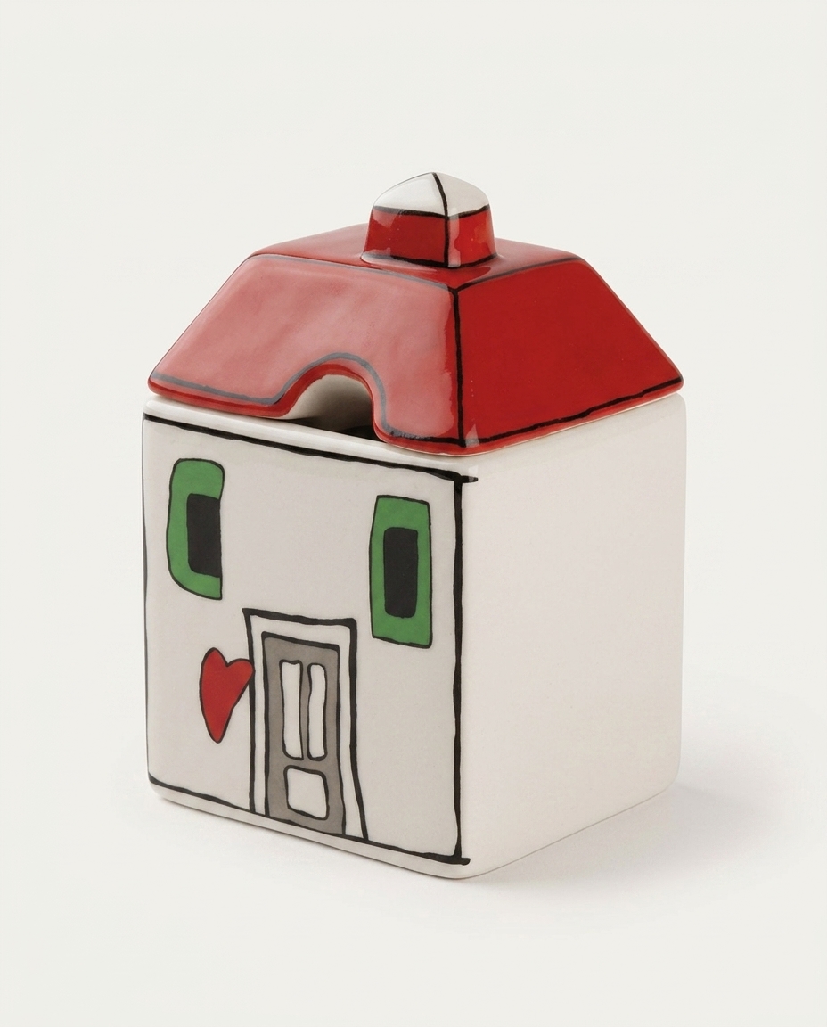 A&ccedil;ucareiro de Ceramica Le Casette Vermelho image number 3
