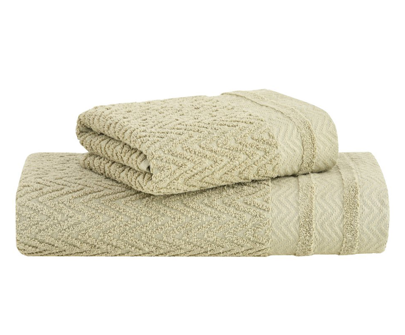 Jogo de Toalhas Soul Extra Soft Kaki 2 pe&ccedil;as - image 0