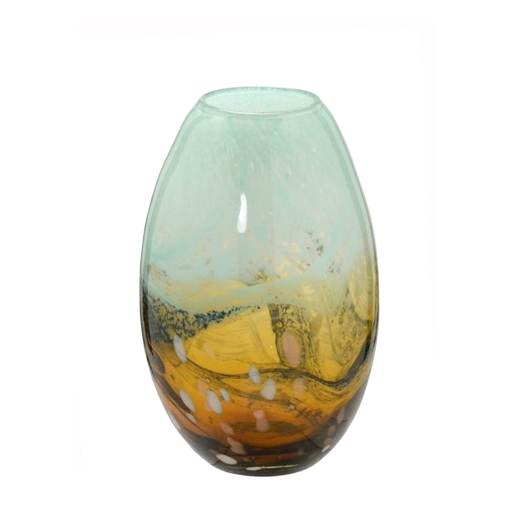 Vaso Decorativo &Acirc;mbar e Cinza e Verde image number 0