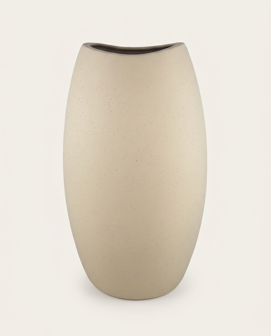 Vaso Elegante Liso II Bege image number 4