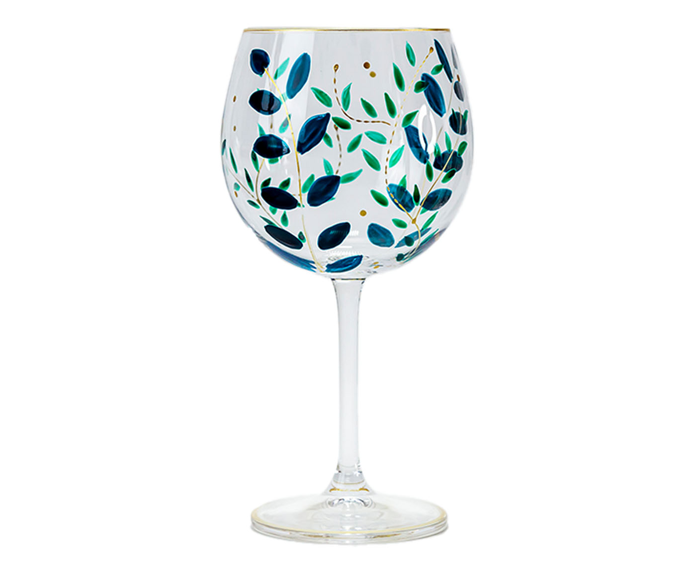 Ta&ccedil;a para Gin em Cristal Esmeralda - image 0