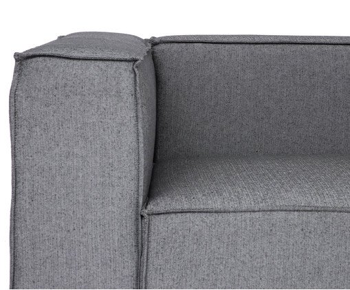 Sof&aacute; M&oacute;dulo Chaise Mensa Cinza Escuro image number 4