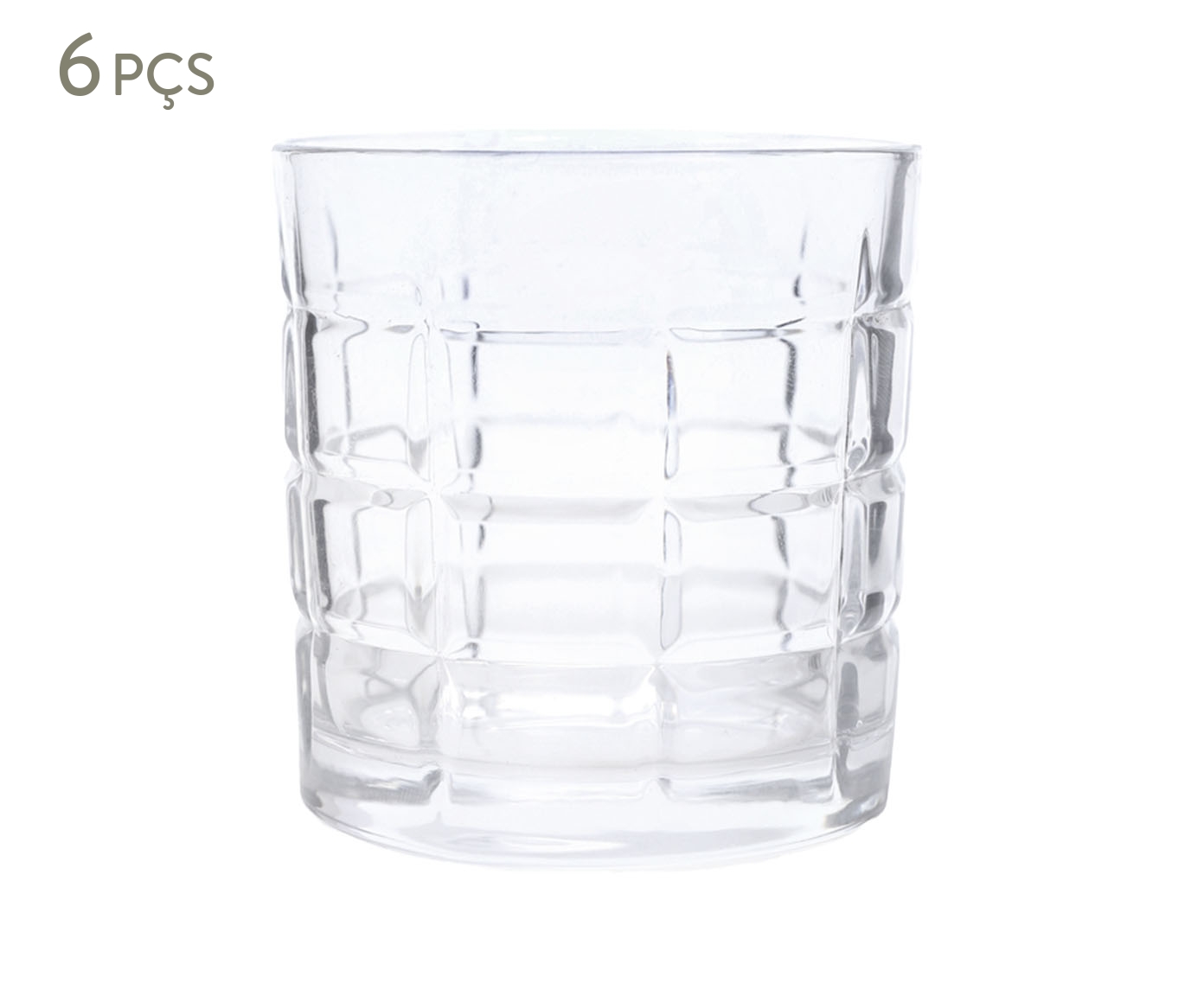 Jogo de Copos Whisky Vidro Incolor - 310ml image number 0