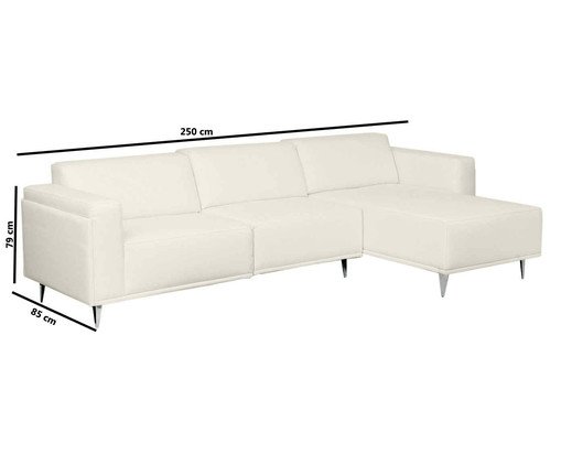 Sof&aacute; Modular com Chaise Antonio image number 3