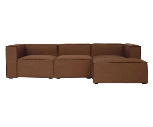Sof&aacute; 3 M&oacute;dulos Chaise Mensa Terracota image number 2