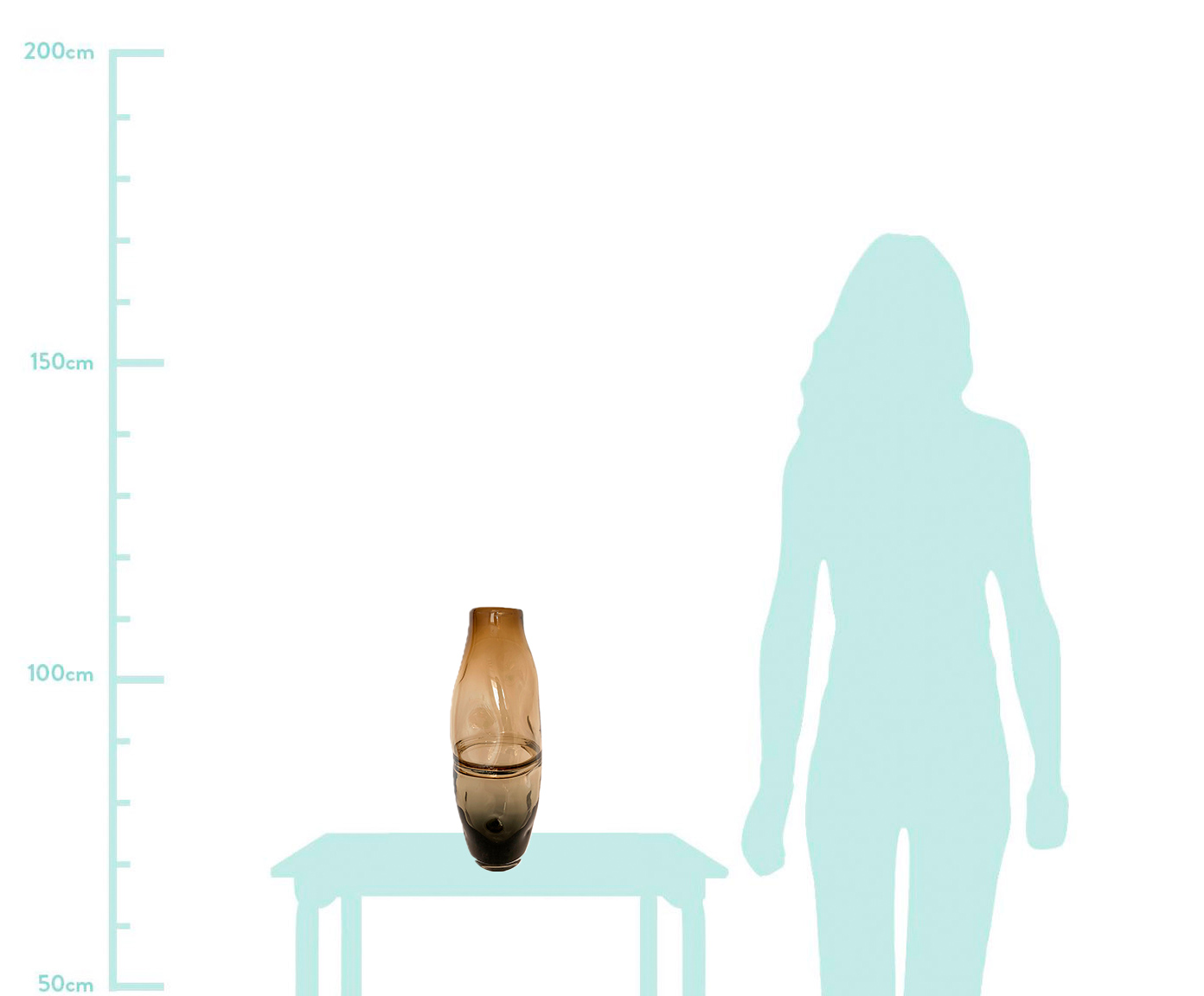 Vaso em Cristal Morales image number 1