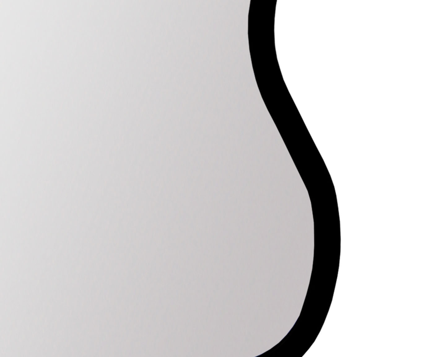 Espelho de Ch&atilde;o Wave Org&acirc;nico Preto image number 3